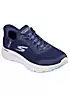 Skechers Slip Ins Go Walk Flex Grand Entry Navy Trainers