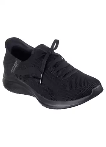 Skechers Ultra Flex 3.0 Brilliant Path Slip Ins Black Trainers