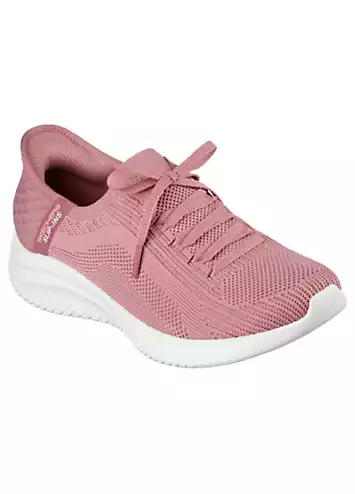 Slip Ins Ultra Flex 3.0 Brilliant Path Mauve Trainers by Skechers | Look Again