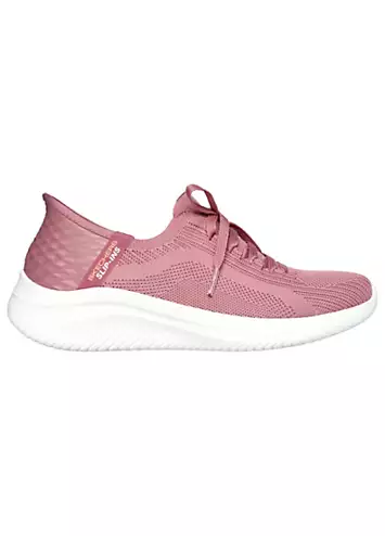 Slip Ins Ultra Flex 3.0 Brilliant Path Mauve Trainers by Skechers | Look Again