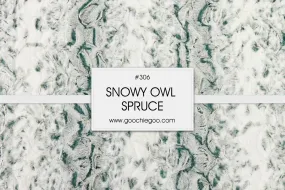 Snowy Owl / Spruce Cuddle Blanket