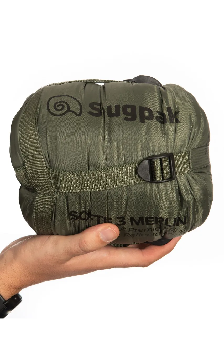 Snugpak Softie 3 Merlin Sleeping Bag, NATO Issue UK Made