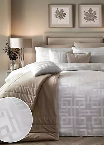 Soiree Bardon Duvet Cover Set - Ivory | Kaleidoscope