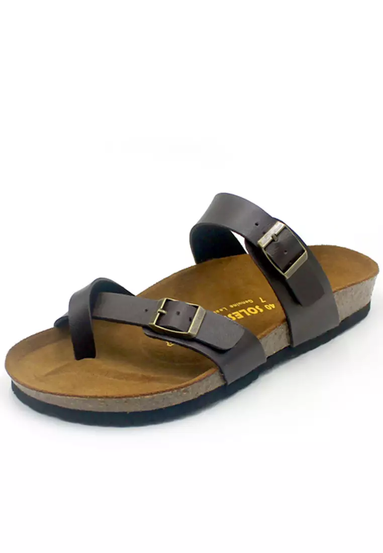 SoleSimple Dublin - Brown Sandals & Flip Flops