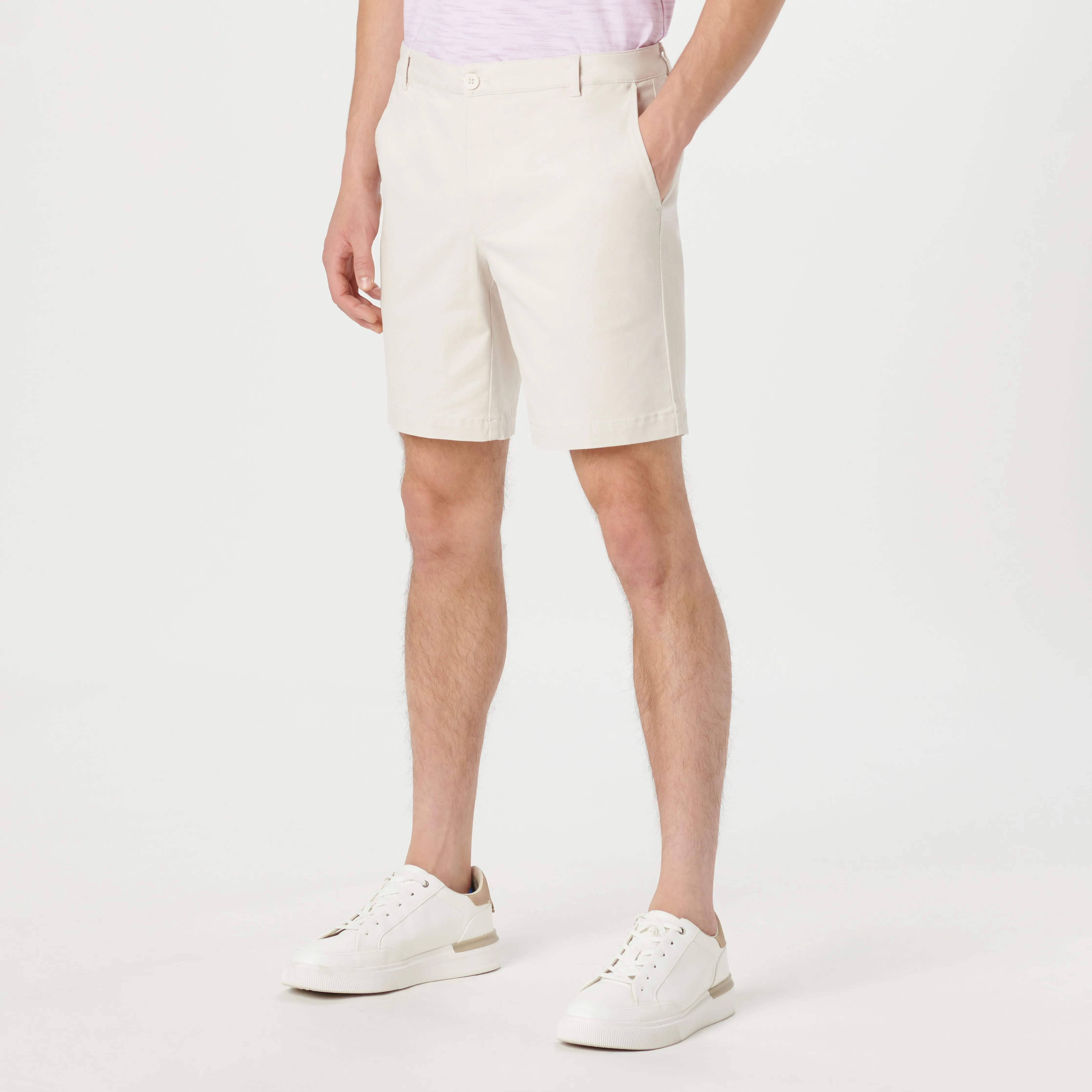 Solid Bermuda Shorts