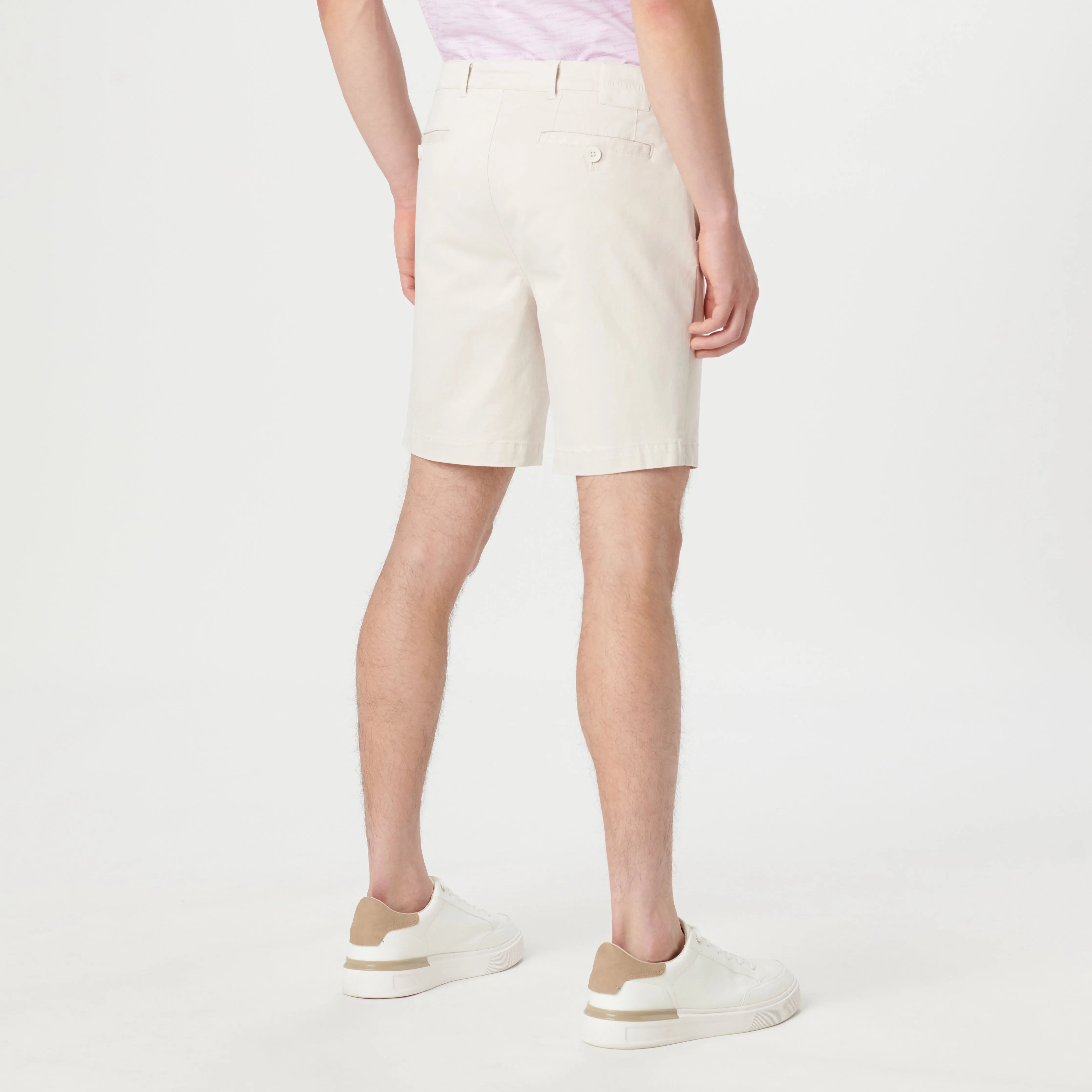 Solid Bermuda Shorts