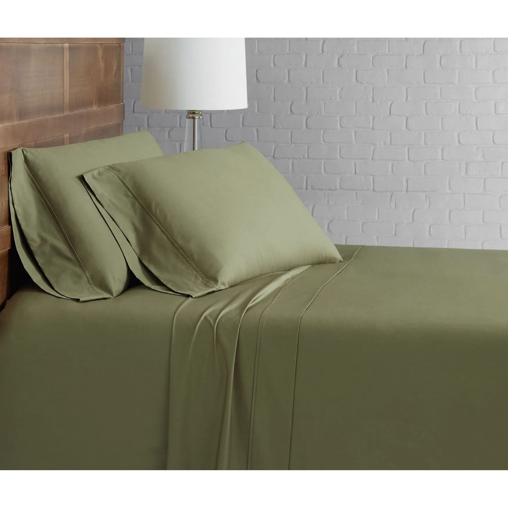 Solid Cotton Percale Sheet Set