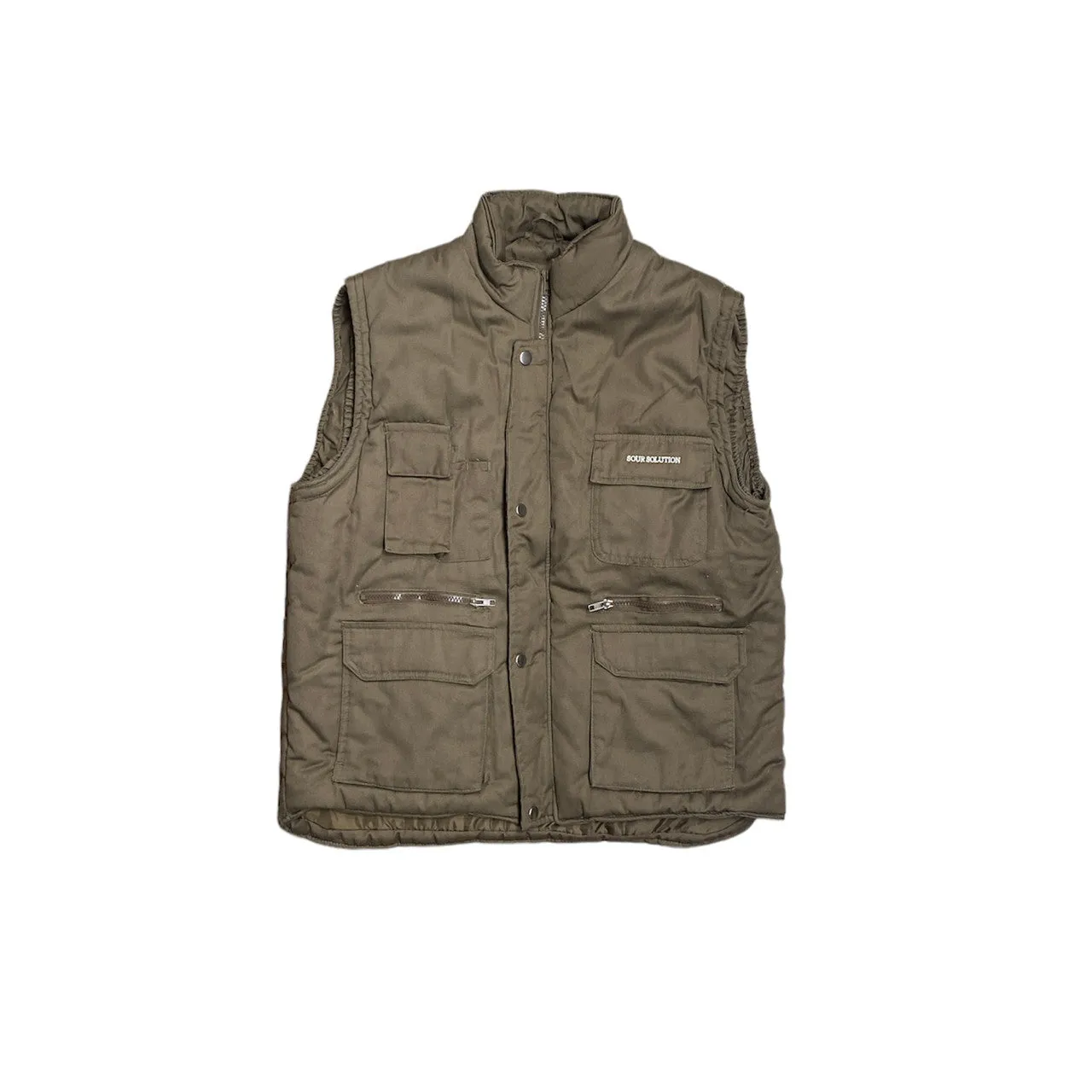 Sour Solution City Safari Vest Chocolate