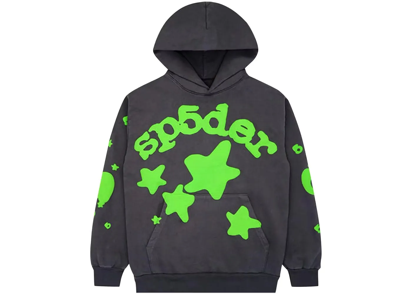 Spider Sp5der Beluga Hoodie Grey/Green