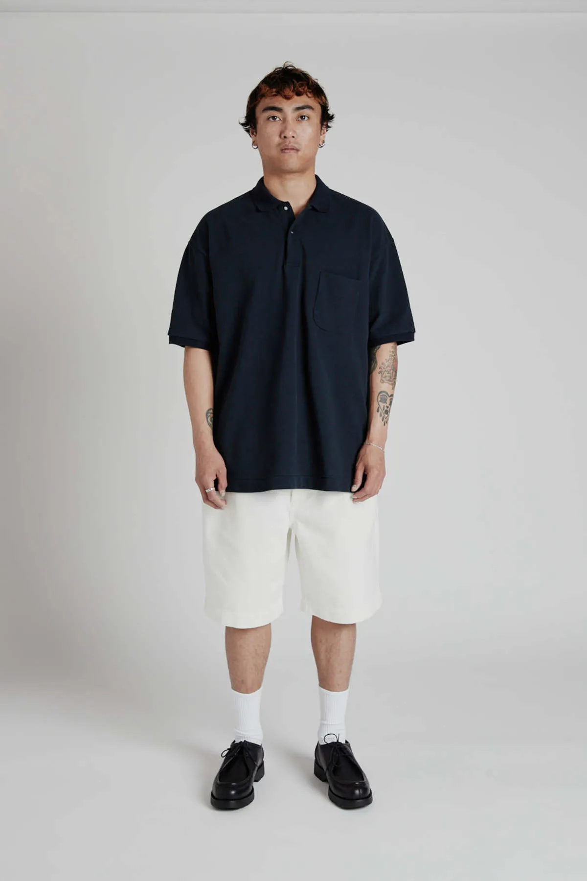 S/S Polo Shirt - Navy