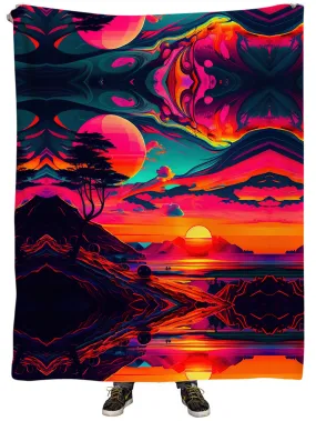 Sunset Melt Plush Blanket