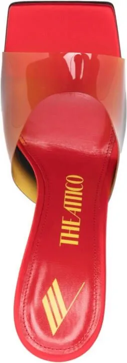 The Attico Cheope degrade 105mm mules Red