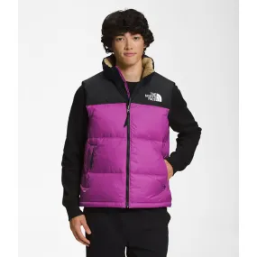 The North Face Men's 1996 Retro Nuptse Vest Purple Cactus Flower