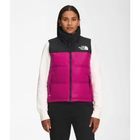 The North Face Women's 1996 Retro Nuptse Vest Fuschia Pink