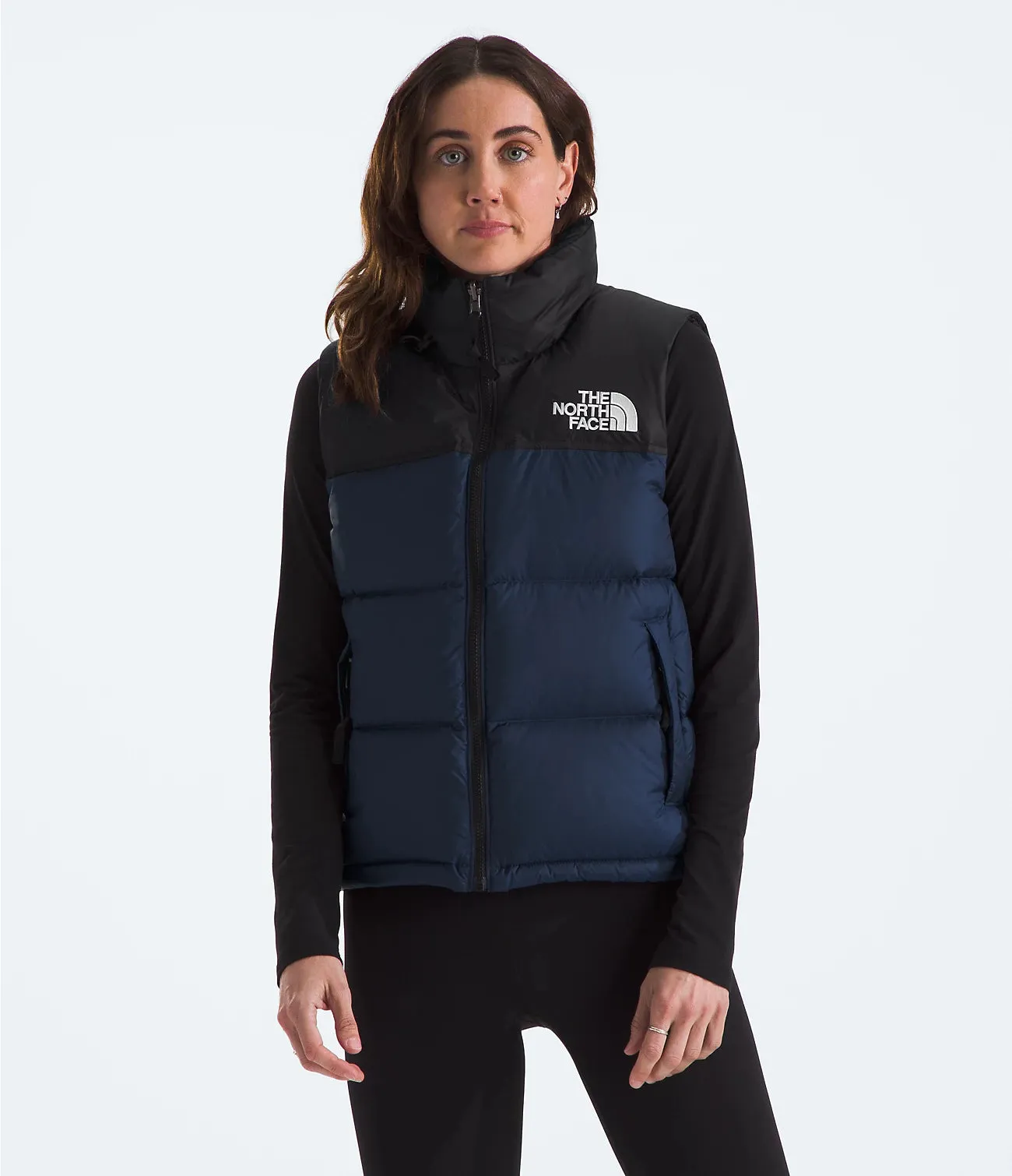 The North Face Women's Women's 1996 Retro Nuptse Vest - Summit Navy/TNF Black