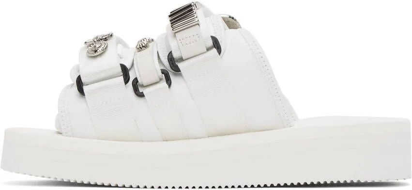 Toga Virilis White Suicoke Edition Moto Sandals