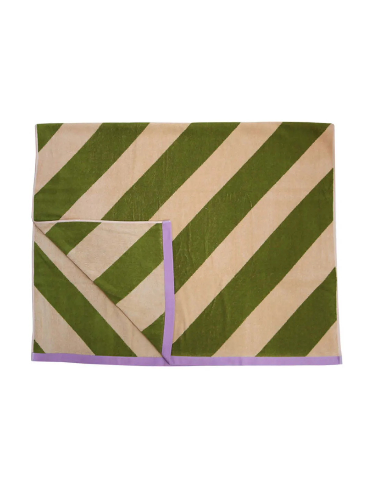 Towel Sheet - Pistachio Stripe