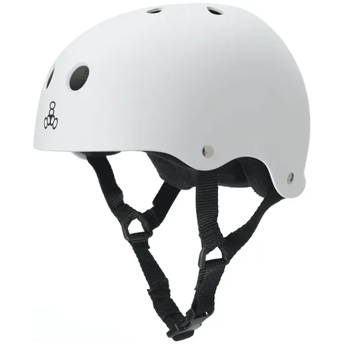 Triple 8 Skateboard Helmet Sweatsaver White/Rubber Size XL