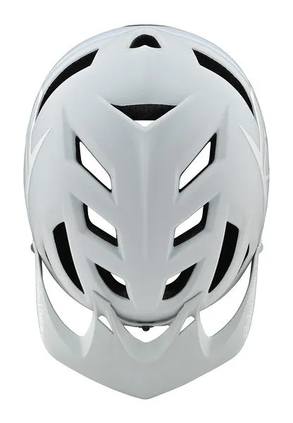 Troy Lee Designs A1 MIPS MTB Helmet - Classic - Light Gray-White - 2021