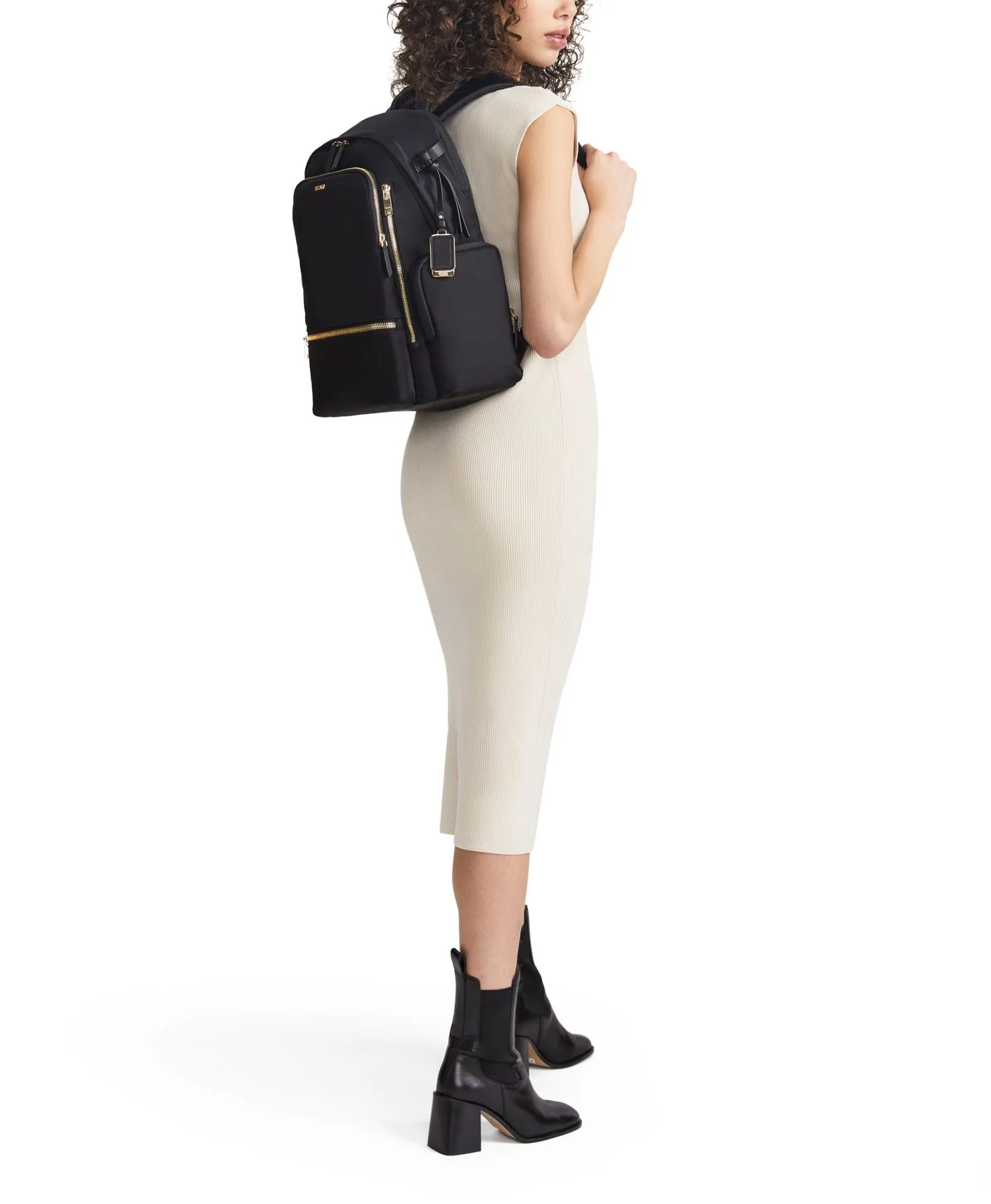 TUMI Voyageur Celina Backpack - Black/Gold