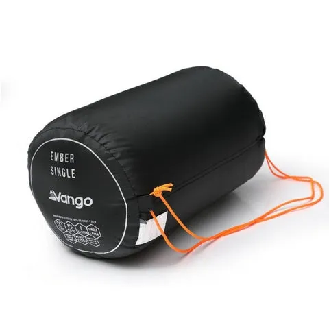 Vango Ember Single 2-Season Sleeping Bag - Spacious & Warm