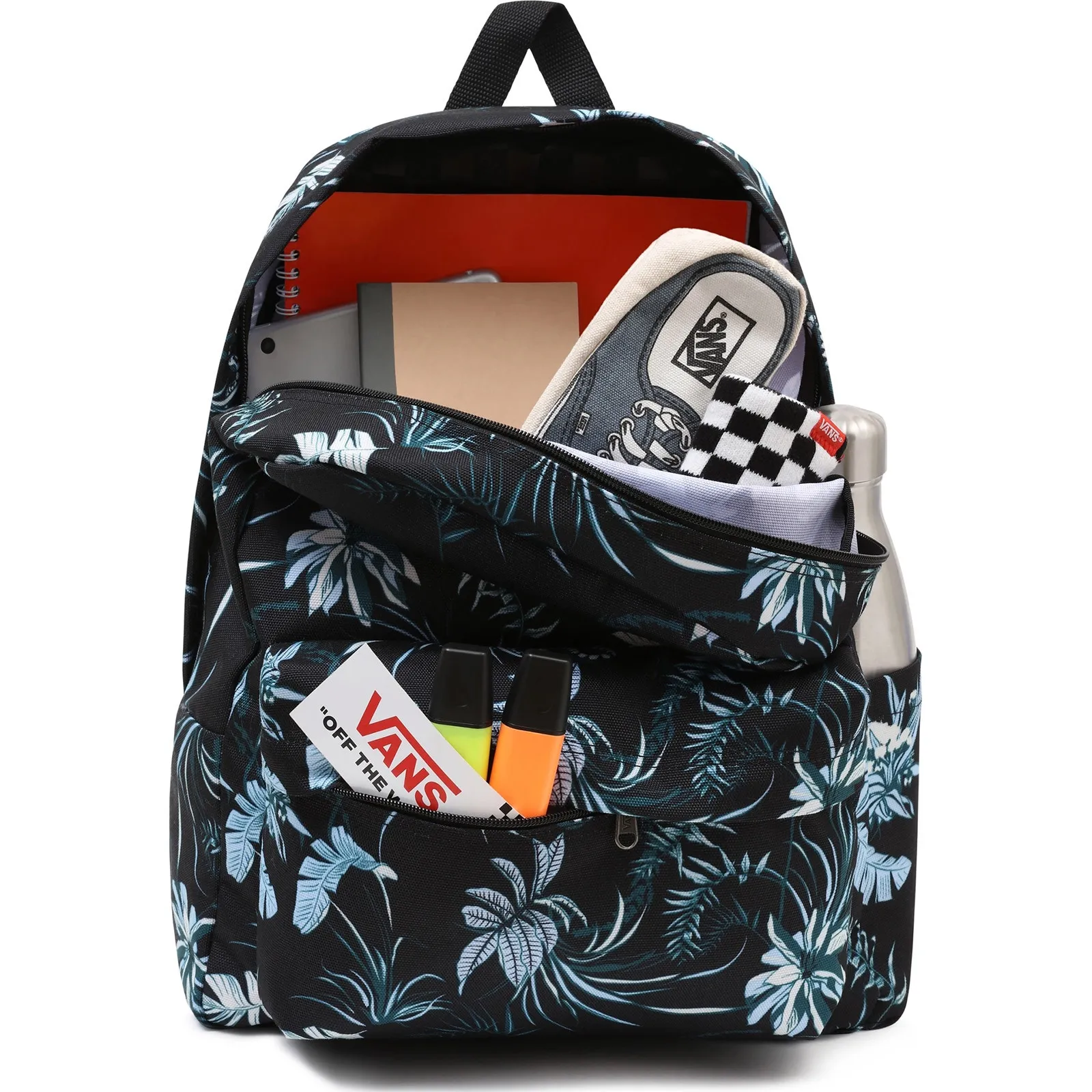 Vans High Definition Commercial Old Skool IIII 22L Backpack - Black/Deep Teal