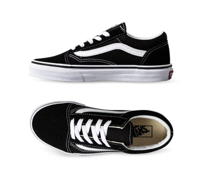 VANS KIDS OLD SKOOL - BLACK/TRUE WHITE