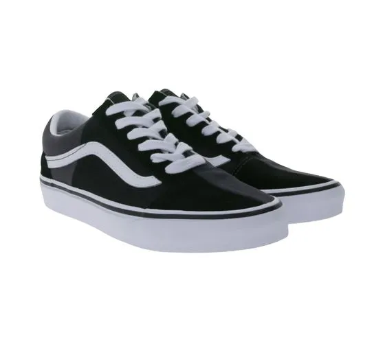 VANS Old Skool Split sneakers donna in vera pelle scarpe basse alla moda VN0009QHKOU1 nero/grigio