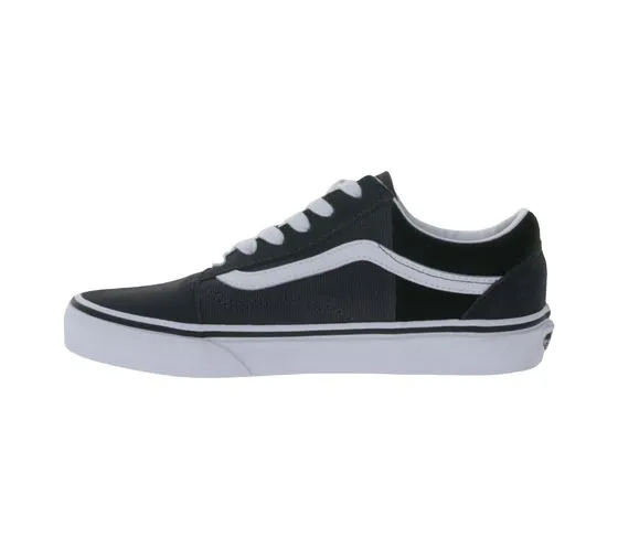 VANS Old Skool Split sneakers donna in vera pelle scarpe basse alla moda VN0009QHKOU1 nero/grigio