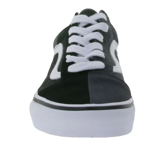 VANS Old Skool Split sneakers donna in vera pelle scarpe basse alla moda VN0009QHKOU1 nero/grigio