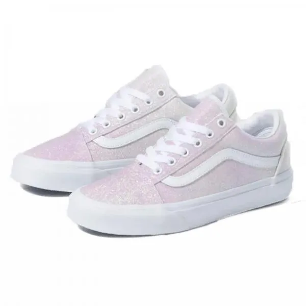 VANS - Women - W Old Skool - UV Pink/White Glitter