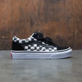 Vans x Peanuts Big Kids Old Skool V - Snoopy (black / checkerboard)