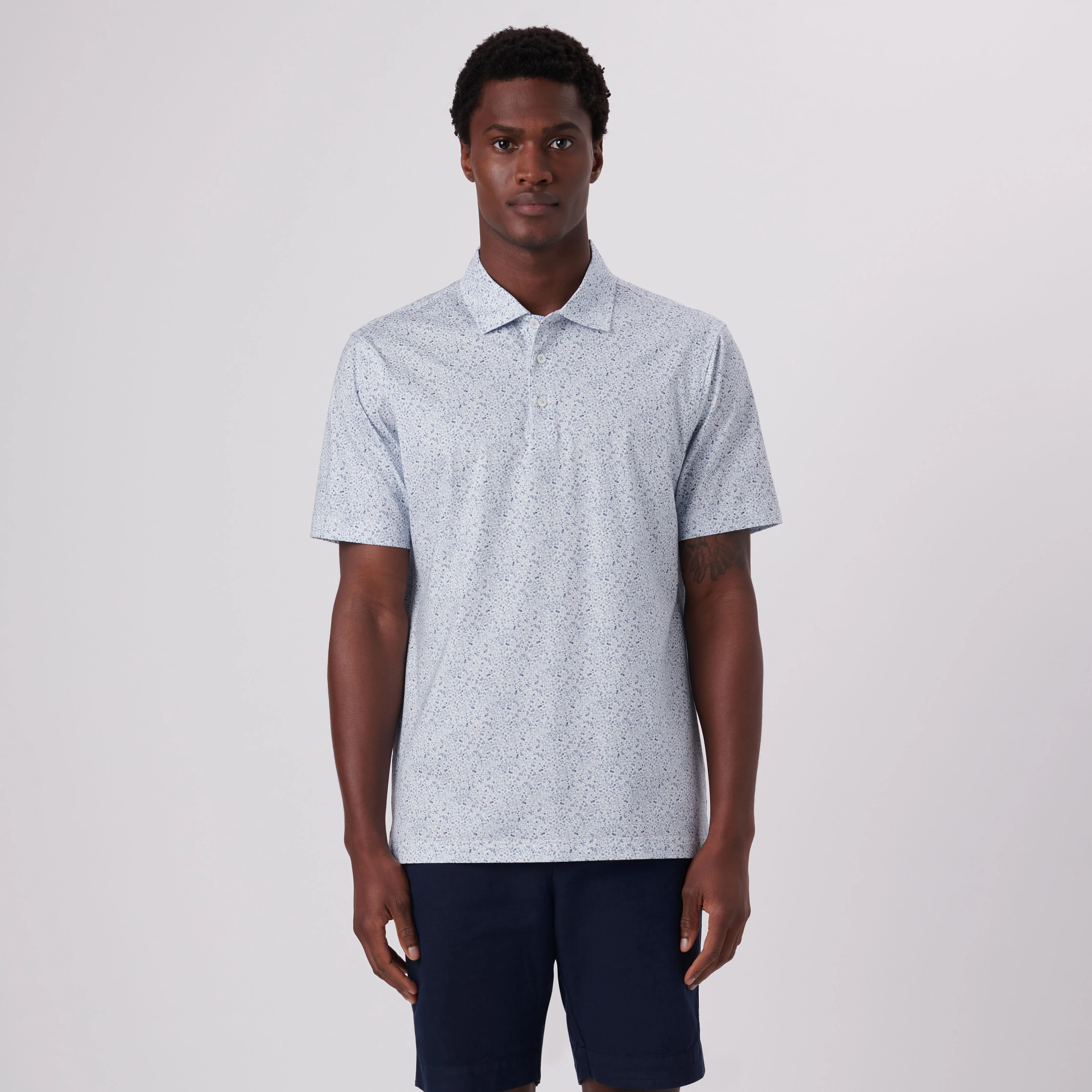 Victor Food Print OoohCotton Polo