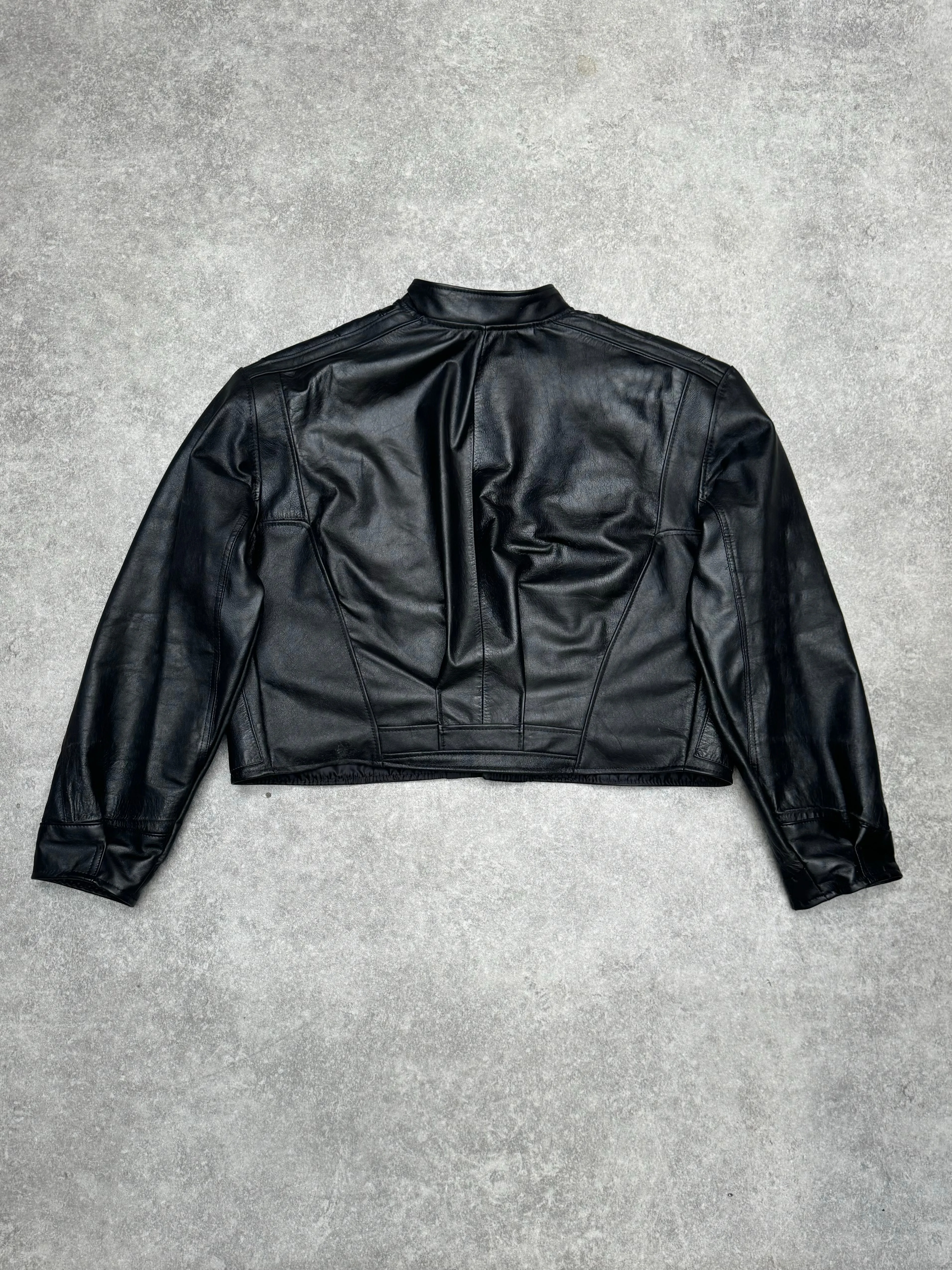 VT Rework: Puma Taper Deconstructed Trainers Leather Biker Jacket