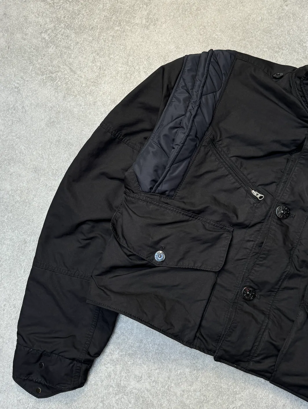 VT Rework: Stone Island Quilted Nylon Palnelled Multi Pockets Technical Jacket