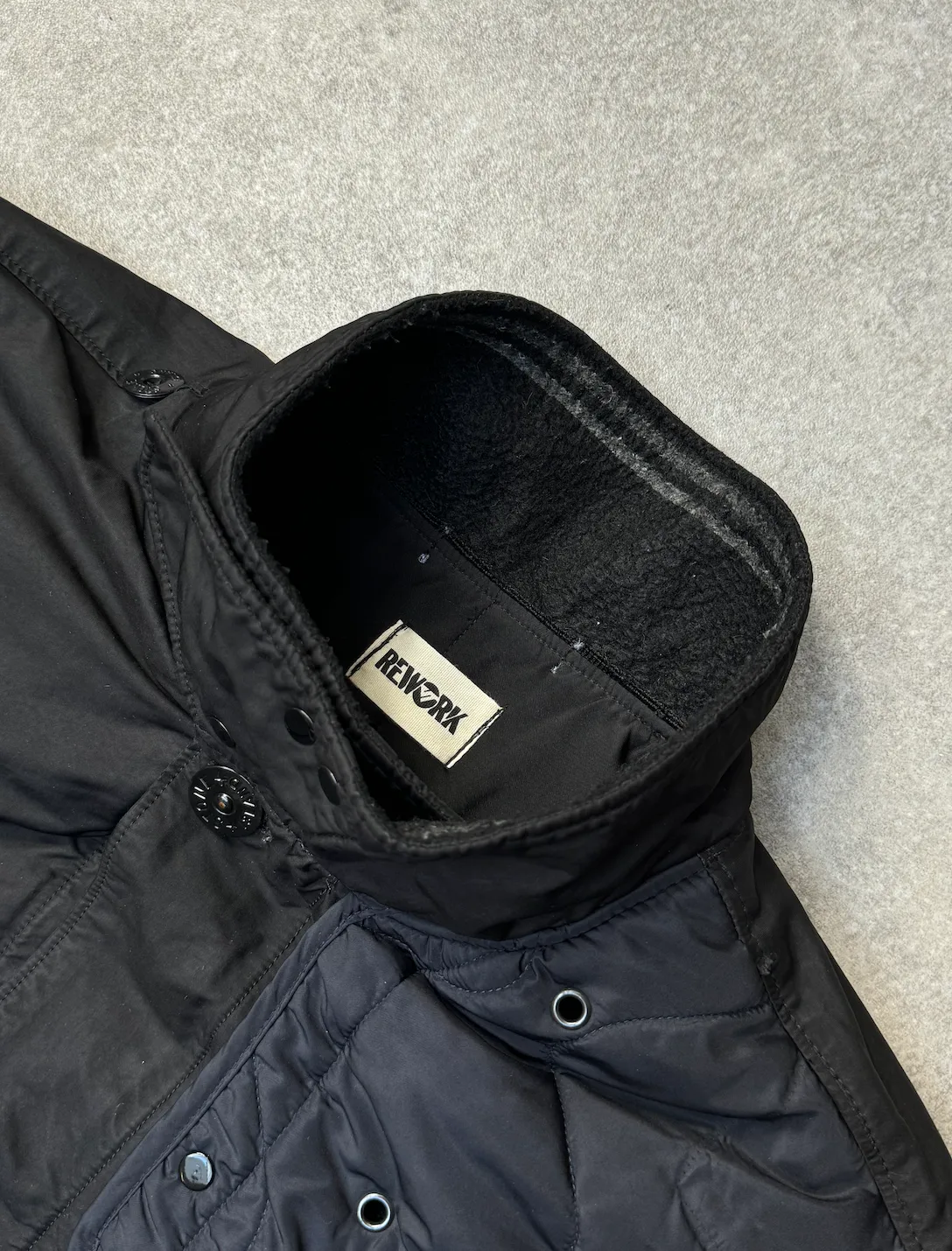 VT Rework: Stone Island Quilted Nylon Palnelled Multi Pockets Technical Jacket