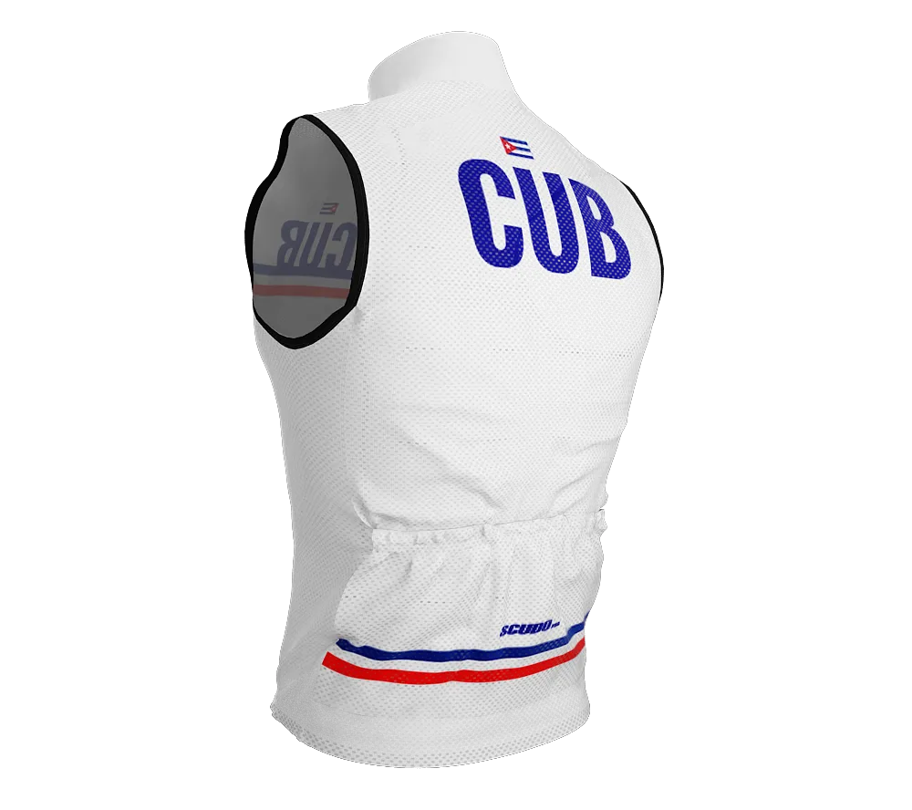 Wind Breaker Cycling Running Sports Vest Cuba Country Code for Men And Women