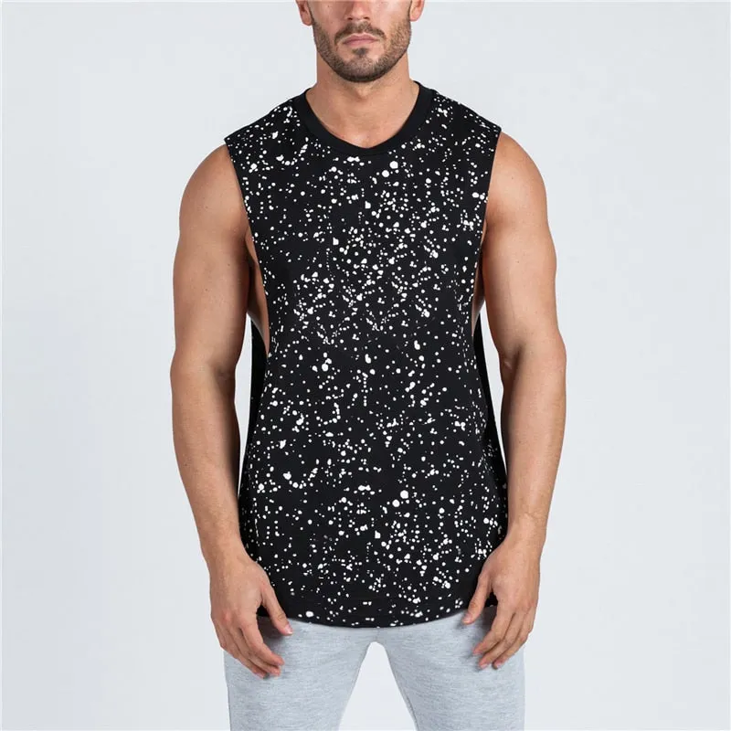 Xituodai Mens Running Vest Gym Sleeveless T Shirt Summer 2022 Mens Sports Tank Top Bodybuilding Fitness Workout Training Singlet