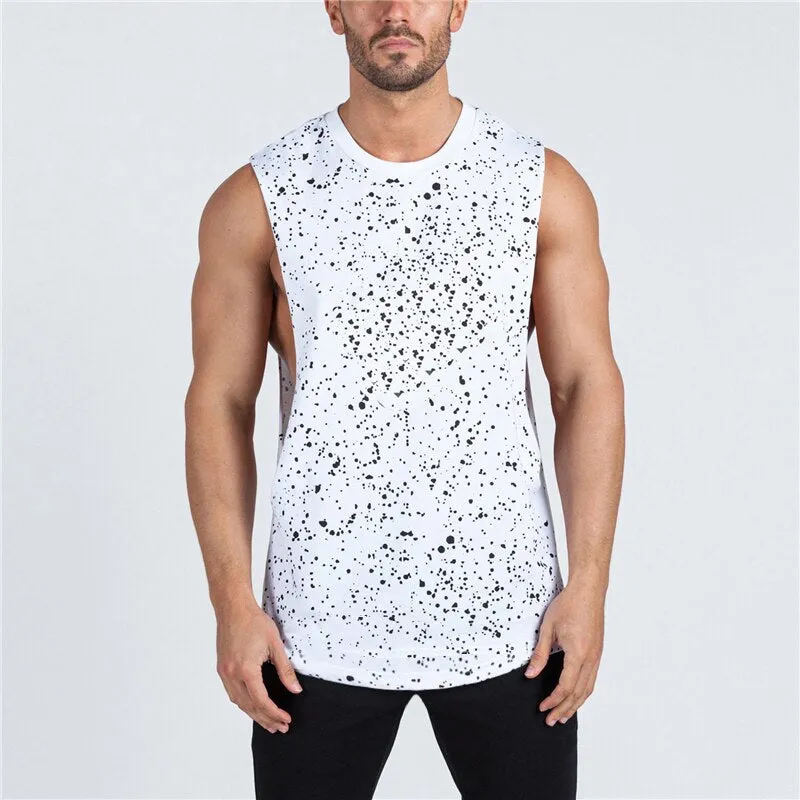 Xituodai Mens Running Vest Gym Sleeveless T Shirt Summer 2022 Mens Sports Tank Top Bodybuilding Fitness Workout Training Singlet