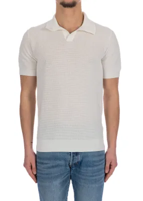 Zegna Jacquard Stitch Polo | Credomen