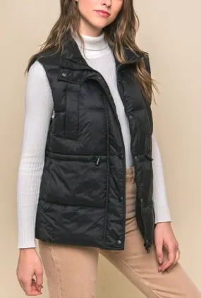 Zip Up Puffer Vest